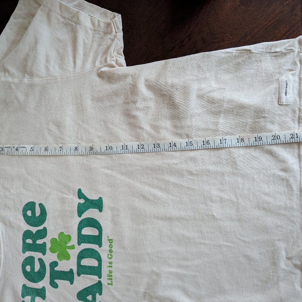Life Is Good 'Here to Paddy' Clover Short Sleeve Crusher Boxy T-Shirt size XXL - Picture 8 of 8